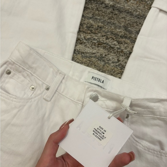 Pistola Presley High Rise Relaxed Roller Jeans Sz 25 NWT | Pistola Relaxed Jean* - Picture 4 of 15